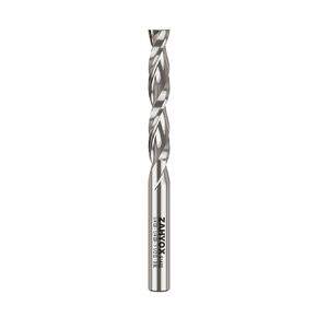 1/4 Inch Shank Upcut Spiral Router Bit Extra Long, Solid Carbide Straight CNC End Mill for Wood, 1/4 Dia x 1-1/2 CL x 3 OVL