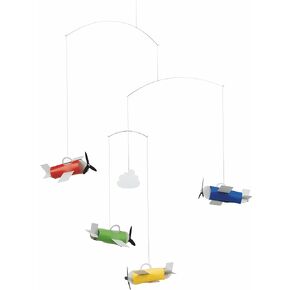 Aero Hanging Nursery Mobile - 24 Inches - High Quality Plastic - Handmade in Denmark by Flensted