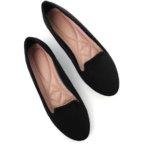 Stunner Women Cute Slip-On Ballet Shoes Soft Solid Classic Pointed Toe Flats