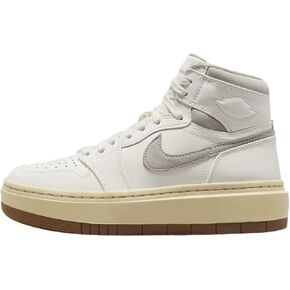 Air Jordan 1 Elevate High SE Women's Shoes (DZ3744-100, Sail/Pale Vanilla/Gum Medium Brown) Size 9
