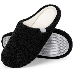 Fuzzy Cozy House Slippers for Woman,Comfy Warm Winter Fall Indoor ladies Slippers,Slip On Washable Trendy for Women Indoor and Outdoor