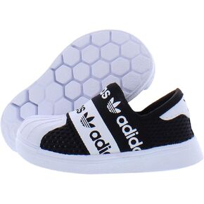 adidas Superstar Smr 360 Baby Boys Shoes Size 8.5, Color: Black/White
