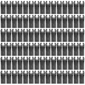 HOTBEST 100 Pcs Wood Oscillating Multi Tool Saw Blades Universal for Multitool All Purpose Tool Porter Cable Rockwell Black&Decker Multimaster Craftsman Chicago etc