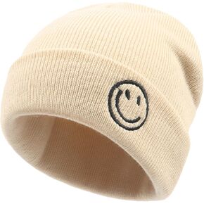 DANMY Baby Winter Beanie Hats Kids Winter Warm Knit Hat,Toddler Soft Warm Beanie for Little Boys Girls Children Caps