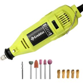 Rotary Tool Kit 6 Variable Speed with 231pice Accessories - Power Rotary Tools with Keyless Chuck for Handmade Crafting Projects and DIY Creations (black kit)