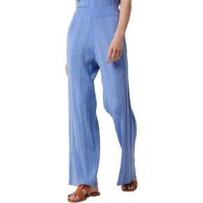 Majestic Filatures Boys' Organic Cotton Stretch Metallic Baby Knit Rib Wide Leg Pant