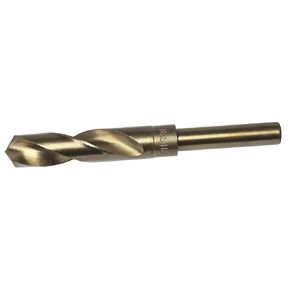NACX 15mm Reduced Shank Cobalt Drill Bit, HSS 6542 High-Speed Steel Twist Drill Bits with 1/2" Shank for Stainless Steel Alloy Metal Plastic Wood