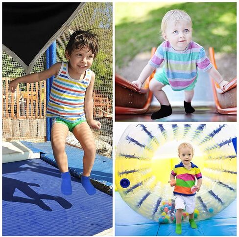 Tphon Non Slip Kids Trampoline Socks Anti Skid Socks with Grippers for Toddler Children Grip Socks for Boys Girls in Saudi Arabia