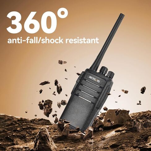 Retevis RT21 Walkie Talkies for Adults, 2 Way Radio Long Range, Two Way Radio Rechargeable, Handheld Radio, Portable, FRS, Durable, Heavy Duty, for Business(4 Pack) in Kuwait