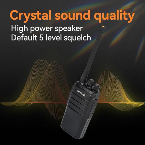 Retevis RT21 Walkie Talkies for Adults, 2 Way Radio Long Range, Two Way Radio Rechargeable, Handheld Radio, Portable, FRS, Durable, Heavy Duty, for Business(4 Pack) in Kuwait