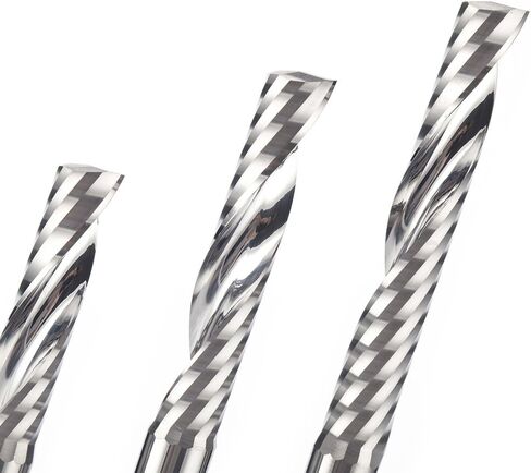 1 قطعة 8 مللي متر واحد الناي جهاز قطع لولبي 3A CNC بت التوجيه للخشب الاكريليك PVC MDF نهاية مطحنة قواطع طحن كربيد in Kuwait