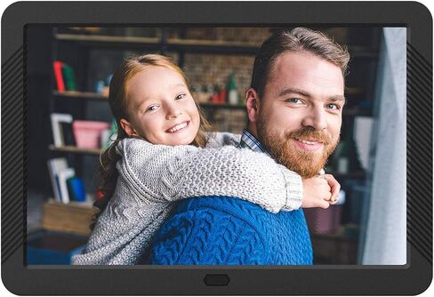 Atatat Digital Photo Frame with 1920x1080 IPS Screen, Digital Picture Frame Support Adjustable Brightness,Photo Deletion,1080P Video,Music,Slideshow,Remote,16:9 Widescreen- P800 in Saudi Arabia