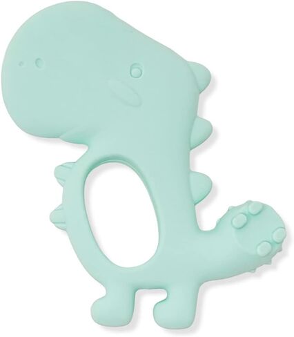 Brushing Buddy - 2-in-1 Silicone Teether and Brushing-Time Mouth Prop Toy to Make Baby and Toddler toothbrushing and flossing More Fun (Mint) in Saudi Arabia