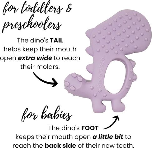 Brushing Buddy - 2-in-1 Silicone Teether and Brushing-Time Mouth Prop Toy to Make Baby and Toddler toothbrushing and flossing More Fun (Mint) in Saudi Arabia