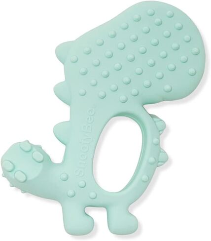Brushing Buddy - 2-in-1 Silicone Teether and Brushing-Time Mouth Prop Toy to Make Baby and Toddler toothbrushing and flossing More Fun (Mint) in Saudi Arabia