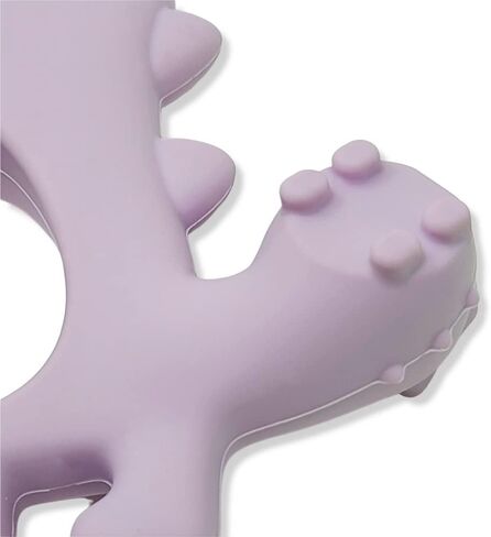 Brushing Buddy - 2-in-1 Silicone Teether and Brushing-Time Mouth Prop Toy to Make Baby and Toddler toothbrushing and flossing More Fun (Mint) in Saudi Arabia