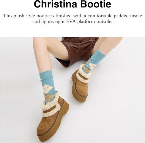 Coach Women's Christina Shearlilng Bootie in Saudi Arabia
