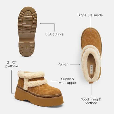 Coach Women's Christina Shearlilng Bootie in Saudi Arabia