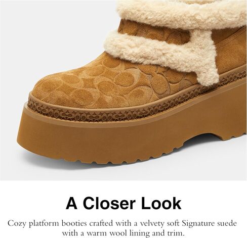 Coach Women's Christina Shearlilng Bootie in Saudi Arabia