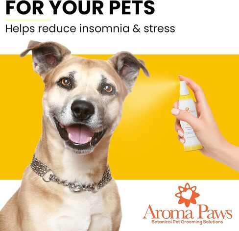Aroma Paws Scented Dog Coat Spray – Cleansing, Conditioning, Moisturizing – Toxin Free, Healthy Ingredients – Aromatic Grooming Puppy Spray – Loosens Knots, Tangles – 4.5 Oz., Pomegranate Cucumber in Saudi Arabia