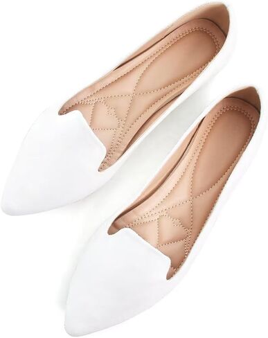 Stunner Women Cute Slip-On Ballet Shoes Soft Solid Classic Pointed Toe Flats in Saudi Arabia