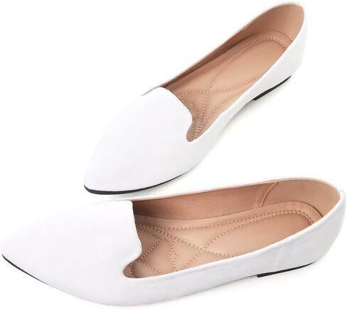 Stunner Women Cute Slip-On Ballet Shoes Soft Solid Classic Pointed Toe Flats in Saudi Arabia