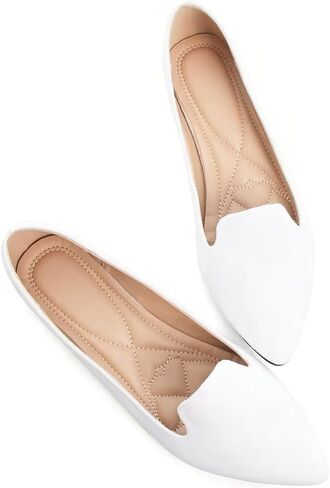 Stunner Women Cute Slip-On Ballet Shoes Soft Solid Classic Pointed Toe Flats in Saudi Arabia