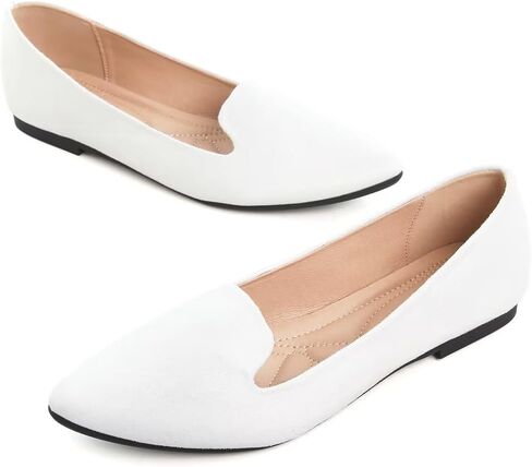 Stunner Women Cute Slip-On Ballet Shoes Soft Solid Classic Pointed Toe Flats in Saudi Arabia
