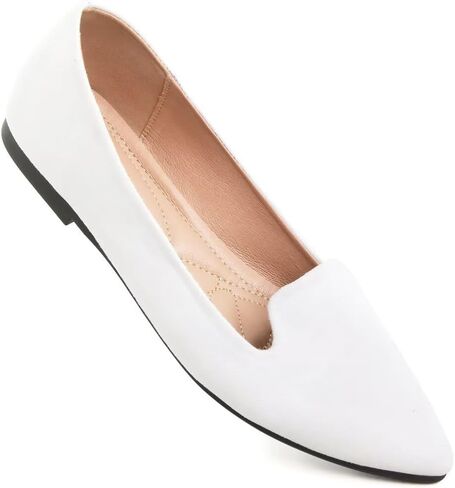 Stunner Women Cute Slip-On Ballet Shoes Soft Solid Classic Pointed Toe Flats in Saudi Arabia