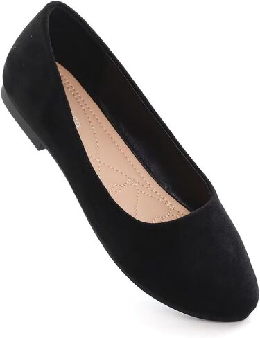Stunner Women Cute Slip-On Ballet Shoes Soft Solid Classic Pointed Toe Flats in Saudi Arabia