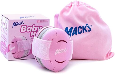 Mack's® Baby Muffs | Baby Ear Muffs Noise Protection | High NRR - 17 Decibels | Noise Cancelling Headphones for Babies & Toddlers | Ages 3-36 Months in Kuwait