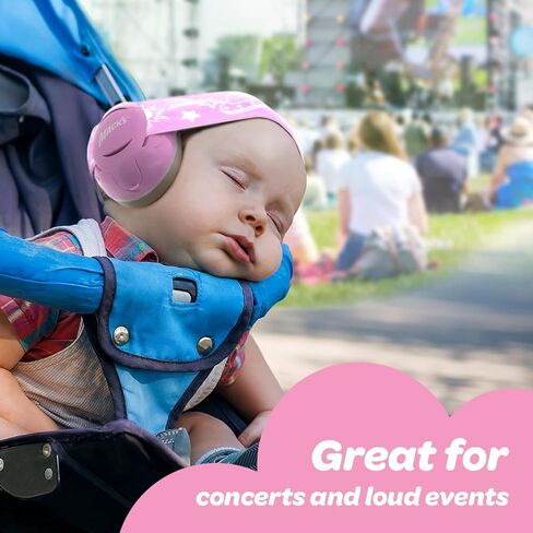 Mack's® Baby Muffs | Baby Ear Muffs Noise Protection | High NRR - 17 Decibels | Noise Cancelling Headphones for Babies & Toddlers | Ages 3-36 Months in Kuwait