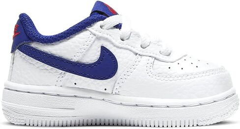 Nike Baby Boy's Force 1 (Infant/Toddler) White/Deep Royal Blue/University Red 8 Toddler M in Saudi Arabia