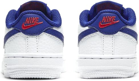 Nike Baby Boy's Force 1 (Infant/Toddler) White/Deep Royal Blue/University Red 8 Toddler M in Saudi Arabia