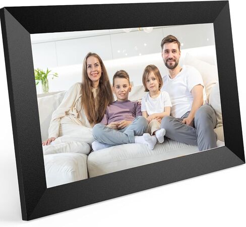 إطار صور رقمي، إطار صور سحابي واي فاي مقاس 10.1 بوصة، شاشة لمس عالية الدقة 1280 * 800 IPS HD، تدوير تلقائي، قابل للتركيب على الحائط، تخزين 32 جيجابايت، مشاركة الصور ومقاطع الفيديو عن بعد في أي وقت عبر تطبيق Uhale in Saudi Arabia