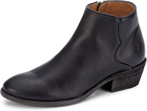 Frye Carson Piping Booties for Women Made from Soft Full-Grain Leather with Signature Western-Inspired Piping Detail and Supple Leather Lining – 4" Shaft Height in Kuwait
