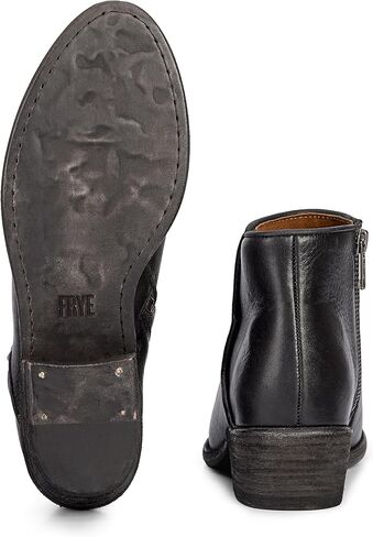 Frye Carson Piping Booties for Women Made from Soft Full-Grain Leather with Signature Western-Inspired Piping Detail and Supple Leather Lining – 4" Shaft Height in Kuwait