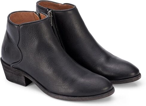 Frye Carson Piping Booties for Women Made from Soft Full-Grain Leather with Signature Western-Inspired Piping Detail and Supple Leather Lining – 4" Shaft Height in Kuwait