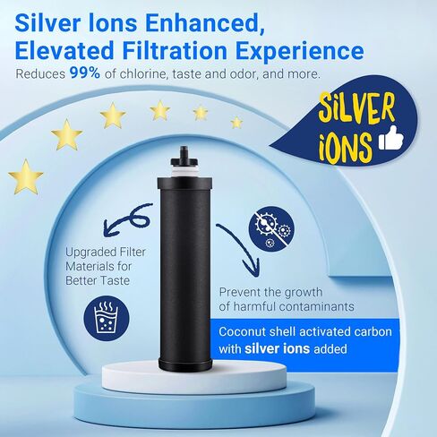 LCF Fluoride Filters, Enhance Dental and Skeletal Wellness, Replacement for Berkey® PF-2 Fluoride Filters, Berkey Gravity Filtration System and Waterdrop King Tank Series (Pack of 3) in Saudi Arabia
