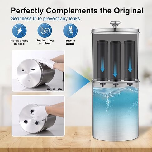 LCF Fluoride Filters, Enhance Dental and Skeletal Wellness, Replacement for Berkey® PF-2 Fluoride Filters, Berkey Gravity Filtration System and Waterdrop King Tank Series (Pack of 3) in Saudi Arabia