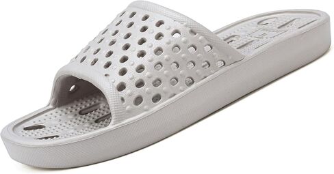 clootess Shower Shoes Slide for Men and Women Holes Bath Slipper Bathroom Sandal Pool Gym College Dorm Non-Slip in Kuwait