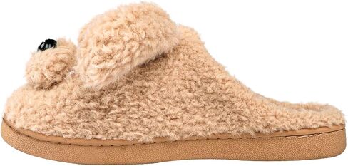 Womens Cute Reindeer Antlers House Slippers Funny Christmas Deer Horn Ear Indoor Home Shoes Plush Fuzzy Warm Bedroom Slippers in Kuwait