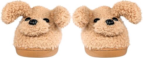 Womens Cute Reindeer Antlers House Slippers Funny Christmas Deer Horn Ear Indoor Home Shoes Plush Fuzzy Warm Bedroom Slippers in Kuwait