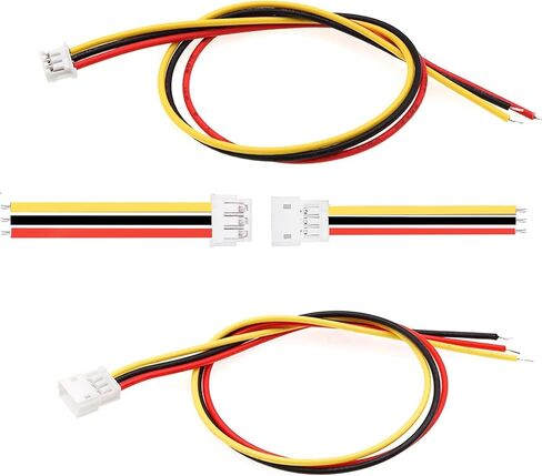 JST ZH 1.5mm 4 Pin Connector,20 PCS Male Plug and 20 PCS Female Socket, Micro Wire Connectors with 200mm Extension Cable AWG 26 in Saudi Arabia