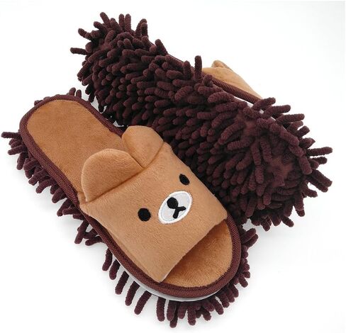 Selric Super Chenille Microfiber Washable Mop Slippers Shoes for Kids, Floor Dust Dirt Hair Cleaner, Multi-sizes Multi-Colors Available in Saudi Arabia