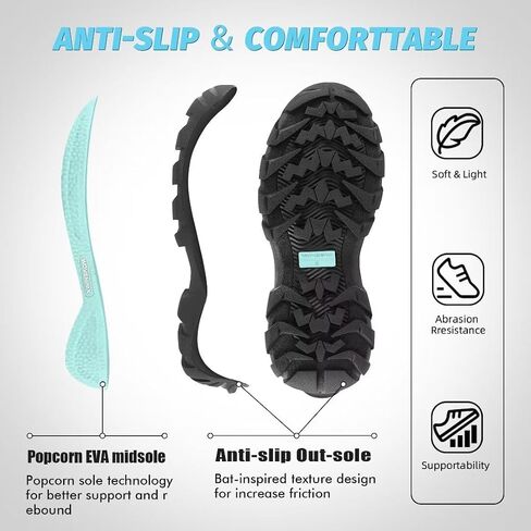 WOVENPAK Hunting Rubber Boots for Women, Waterproof Outdoor Rain Boots, Neoprene Insulated Boots for Gardening, Farming, Size 6-11 in Kuwait