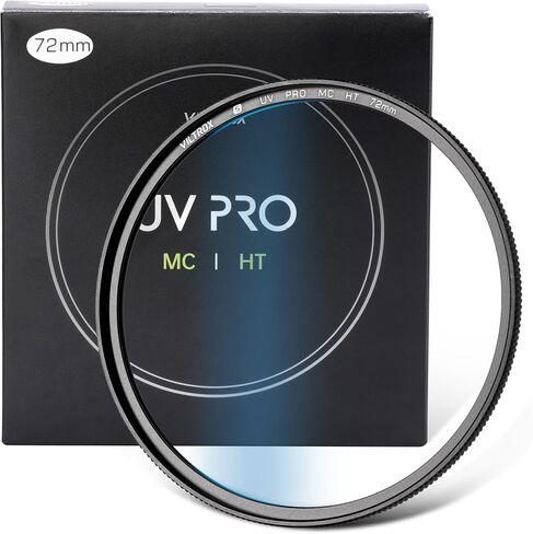 VILTROX 72mm MC UV Protection Camera Lens Filter, 18 Layer Multi Resistant Nano Coatings, HD/Hydrophobic/Scratch Resistant for Nikon, Canon, Fuji Cameras and More in Saudi Arabia