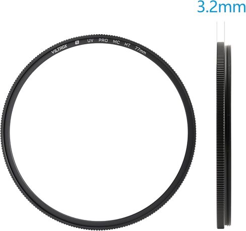 VILTROX 72mm MC UV Protection Camera Lens Filter, 18 Layer Multi Resistant Nano Coatings, HD/Hydrophobic/Scratch Resistant for Nikon, Canon, Fuji Cameras and More in Saudi Arabia