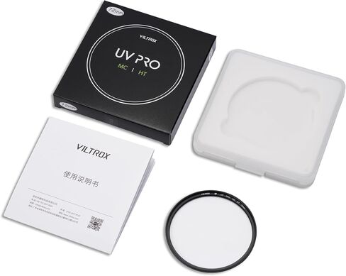 VILTROX 72mm MC UV Protection Camera Lens Filter, 18 Layer Multi Resistant Nano Coatings, HD/Hydrophobic/Scratch Resistant for Nikon, Canon, Fuji Cameras and More in Saudi Arabia