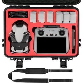 keketoha Hard Case for DJI Mini 3 Pro/Mini 3, Waterproof Pressure Resistant Carrying Case for DJI Mini 3 Pro/Mini 3 Accessories - Fits Latest DJI RC (Not Included Neck Strap)